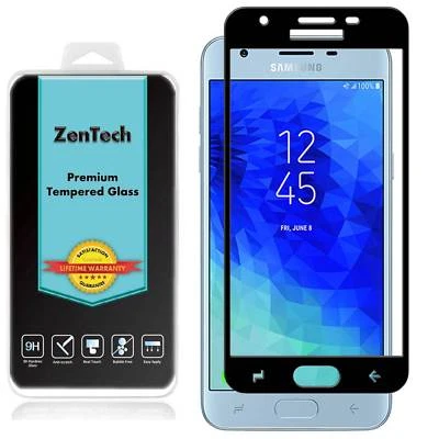 Protector de pantalla de vidrio templado para Samsung Galaxy J7 Star CUBIERTA COMPLETA Foto 1 de 4