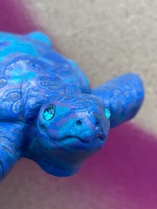Chicago blaue Meeresschildkröte Strass Augen Ton Critters 1995 Magnet kostenloser Versand - Bild 1 von 17