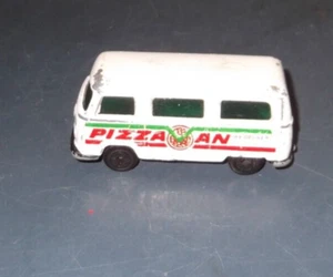 Lesney Dormobile 1976 serie Matchbox 1976 furgoneta diecast metal bujes negros - Imagen 1 de 6