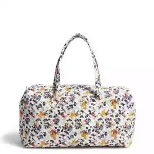 Vera Bradley Large Travel Duffel Bag Disney Mickey Mouse Family Fun Multi - Picture 1 of 2