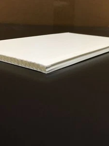 Coroplast 4mm 24" x 18" (1 Pack) White Corrugated Plastic Sheet Horizontal - Picture 1 of 2
