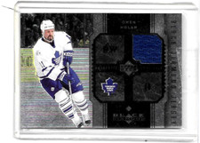 OWEN NOLAN 2005 UPPER DECK BLACK DIAMOND GAME USED JERSEY