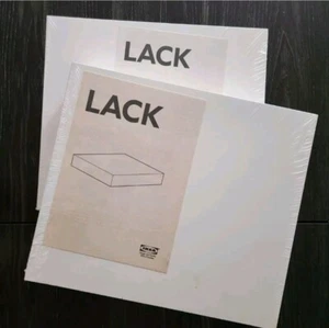 2 Ikea LACK Floating Wall Shelves White 11 3/4 x 10 1/4" Shelf Shelving New - Picture 1 of 3
