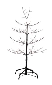 3' BLACK TWIG TREE WARM WHITE STEADY & TWINKLE LED LIGHTS 36" NEW Adler TR3248 - Picture 1 of 3