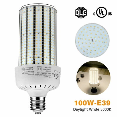 400Watt Metal Halide Replacement E39 100W LED Retrofit Corn Bulb 5000K 100-277V - Image 1 of 4