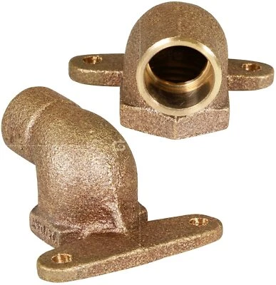 MIDLINE VALVE Cast Brass Hi-Ear 90 Degree Elbow w/ a Sweat Socket and Female Threaded Connect