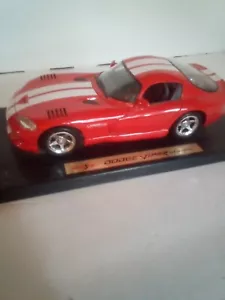 Maisto ( Red ) Dodge Viper GTS 1/18 Scale No Box Some Shelf Dust. - Picture 1 of 8