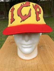 NUEVO CON ETIQUETAS - Gorra de béisbol oficial ICP Juggalo Flat Bill Flam Back - Imagen 1 de 6