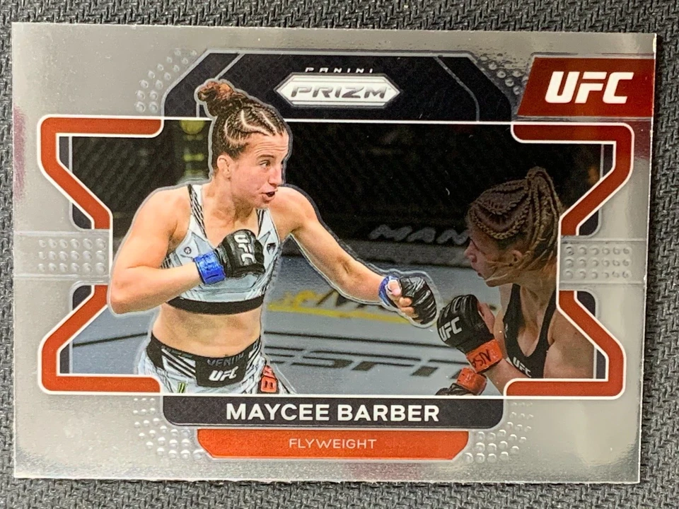 Maycee Barber #96 Panini Prizm UFC Mixed Martial Arts Card 2022 - Image 1 of 2