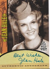The Wild Wild West  2000  autograph card   A4   Jean Hale