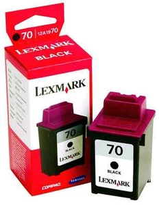 ORIGINAL GENUINE LEXMARK 70 BLACK FITS SAME AS 75 71 FASTPOSTAGE 2YEAR GUARANTEE - Picture 1 of 1