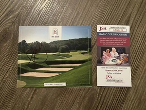 Tarjeta de puntuación de golf firmada por Xander Schauffele TPC River Highlands 2022 Travelers JSA - Imagen 1 de 3