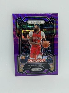 2023-24 Panini Monopoly Prizm Brandon Ingram 57 PURPLE WAVE PRIZM - Picture 1 of 1