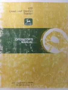 John Deere 430 Diesel Rasentraktor & Bodenfräse Gerät Besitzer (2 Hand s) - Bild 1 von 6
