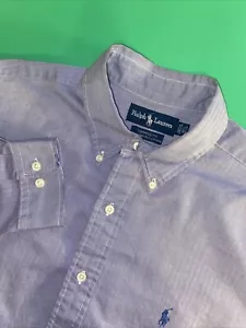 Ralph Lauren Men’s 16.5 34/35 Purple Casual Button Down Long Sleeve Dress Shirt - Picture 1 of 7
