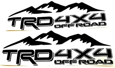 2 terceras pegatinas calcomanías todoterreno Toyota Racing Development Tacoma Tundra Truck 4x4 Foto 1 de 4