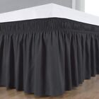 Removable Bed Skirt Elastic Bed Side Skirt Comfortable Bed Ruffles  Home