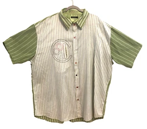 Coogi Men's Shirt 5XL w/ Embroidered Logo, Casual 100% Cotton Button-Up - LOOK! - Picture 1 of 24