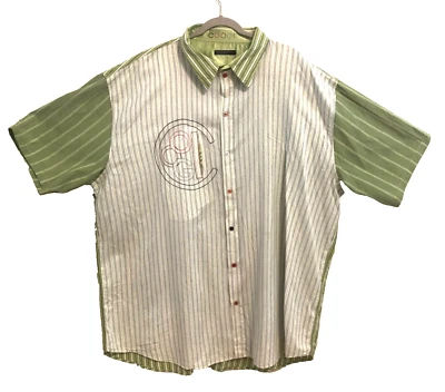 Coogi Men's Shirt 5XL w/ Embroidered Logo, Casual 100% Cotton Button-Up - LOOK! - Image 1 of 4