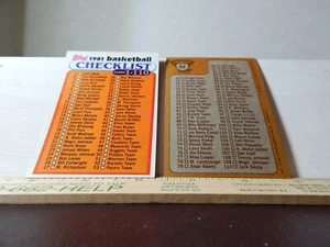 Lista de verificación de baloncesto 81-82 Topps - Imagen 1 de 1