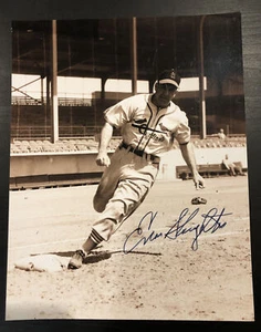 Enos Slaughter St Louis Cardinals Signed Autographed 8x10 - Picture 1 of 2