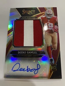 2019 Select Football Rookie Jumbo Patch Auto Prizm Deebo Samuel /49 - Picture 1 of 8