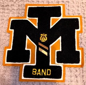Merritt Island Florida Mustangs Vintage Marching Band Patch 7" x 7" - Picture 1 of 2