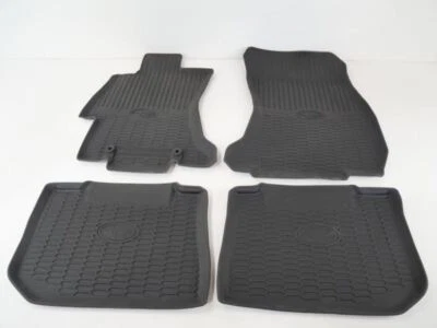 2015-2021 Subaru WRX Front and Rear Full All Weather Rubber Floor Mats Set OEM - Image 1 of 4