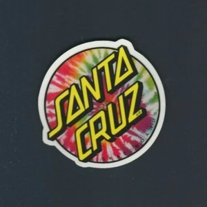 Santa Cruz Skateboards Tie-Dye Style Skateboard / Clothing Sticker Decal - Bild 1 von 1