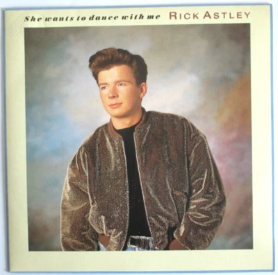 RICK ASTLEY - FRANCE SP (7") "SHE WANTS TO DANCE WITH ME" (PROMO COPY) - Photo 1/3