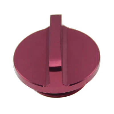 CNC Aluminum Filler Lid Red For Yamaha YZF R6 R1 CNC Dexter Engine Oil Cap Fluid - Image 1 of 3