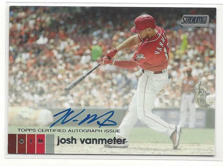 2020 Topps Stadium Club Josh Vanmeter Autograph Auto Cincinnati Reds  - Image 1 of 1