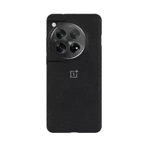 Original Oneplus 12 Karbon Black Sandstone Wood Bumper Back Case Protect Cover - Picture 1 of 11