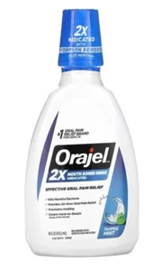 Mouth Sores Rinse, Soothing Mint, 16 fl oz (473.2 ml) Unopened - Picture 1 of 2