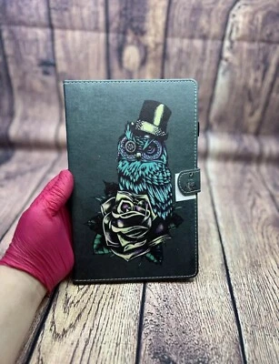 Owl Rose Slim Smart Case Cover For Samsung Galaxy Tab A7 10.4" SM-T500 T505 T507 - Image 1 of 4