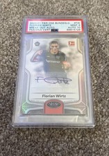2020/21 Topps Bundesliga Tier One Florian Wirtz RC/125 Car PSA 9 Car 10