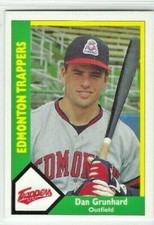 1990 CMC Edmonton Trappers (Triple-A California Angels) Dan Grunhard