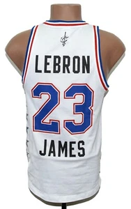 NBA ALL STARS WEST BASKETBALL SHIRT ADIDAS SIZE S #23 JAMES - Picture 1 of 7