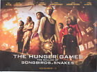 The Hunger Games Die Ballade der Singvögel & Schlangen UK Quad Film Poster