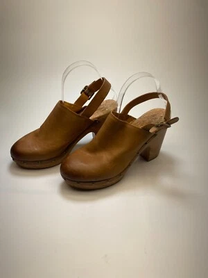 Kork-Ease Womens Brown Cork Leather Heel Sz 11m - Image 1 of 4