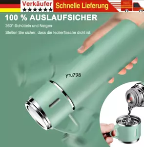 Edelstahl Isolierbecher Thermobecher Auslaufsicher Trinkbecher Wasserflasche DHL - Bild 1 von 15