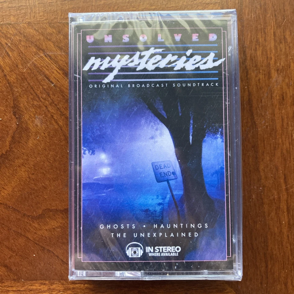 NEW Unsolved Mysteries OST Soundtrack LIGHT BLUE cassette 2023 Limited Edition - Image 1 of 3
