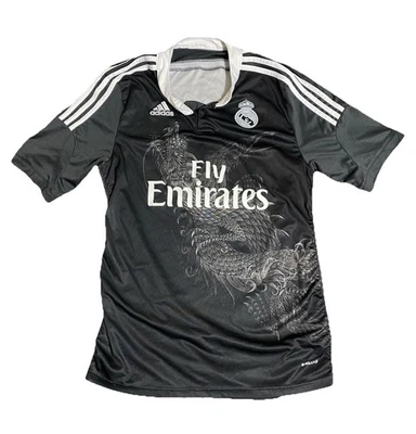 Real Madrid Adidas Jersey Mens Large Yohji Yomomoto Black Dragon Soccer Shirt L - Image 1 of 4