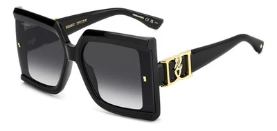 Dsquared2 D2 0185/G/S BLACK/GREY SHADED 64/17/145 women Sunglasses - Image 1 of 3