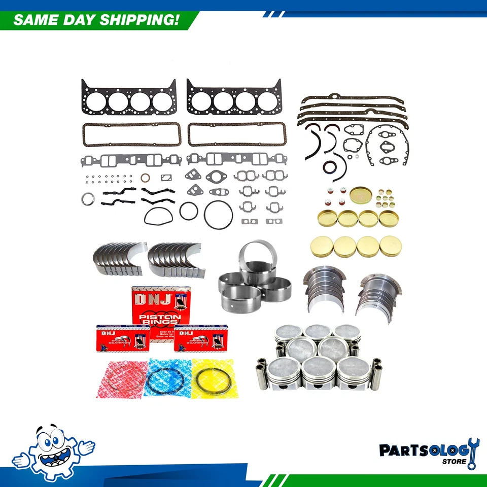 DNJ EK3187 Engine Rebuild Kit For 76-80 Buick Chevrolet C10 Suburban 5.0L OHV - Image 1 of 4