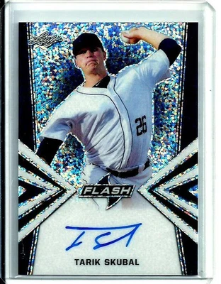 TARIK SKUBAL 2019 LEAF METAL DRAFT # BA-TS1 AUTOGRAPH AUTO SILVER # d 43/50 - Image 1 of 3