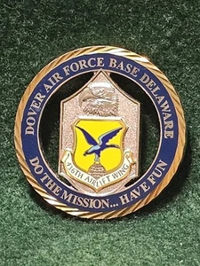 Dover Air Force Base Delaware from Command Chief Master Sergeant Challenge Coin - Picture 1 of 2