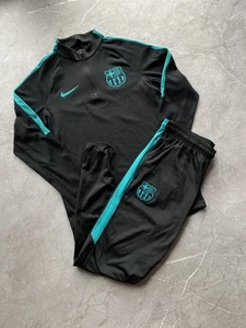 Nike FC Barselona 2016 Fußball Soccer Training Trainingsanzug schwarz Größe M - Bild 1 von 18