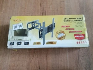 Schwenkbare Wandhalterung TV Ricoo max VESA 400X400mm ungeöffnet, Neuwertig - Bild 1 von 2