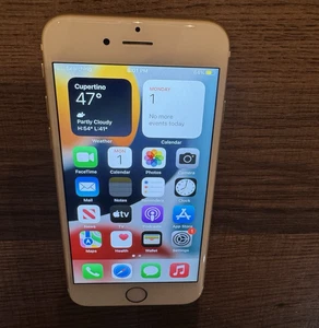 Apple iphone 6s A1688 64GB Gold Factory Unlocked Very Good BH:100% - Picture 1 of 11